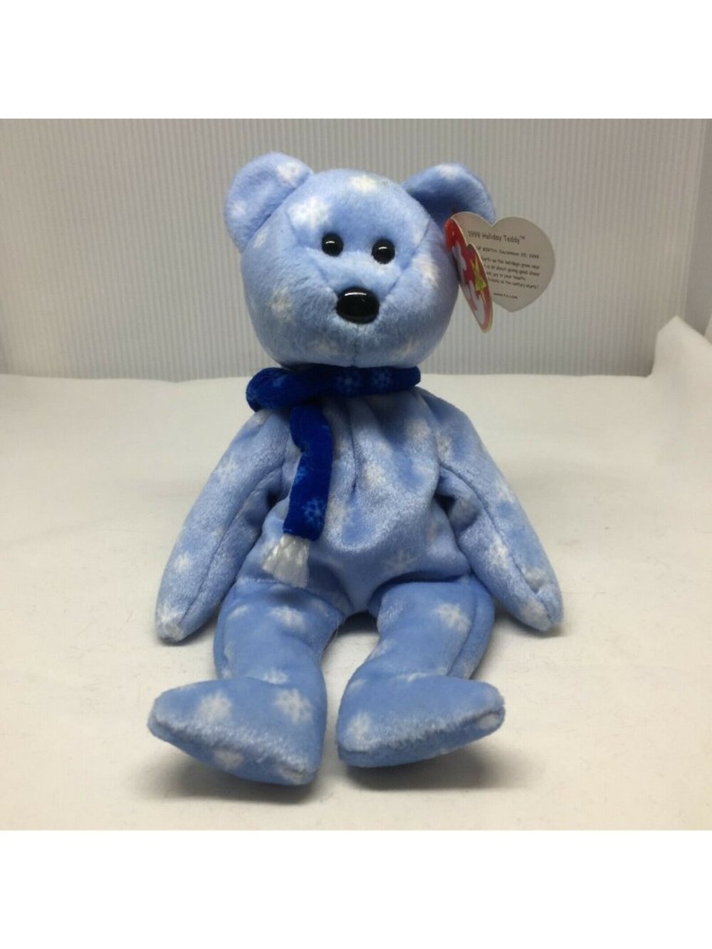 Ty Beanie Baby Holiday Teddy Bear Plush Stuffed Animal Retired W Tag Dec 25 1999